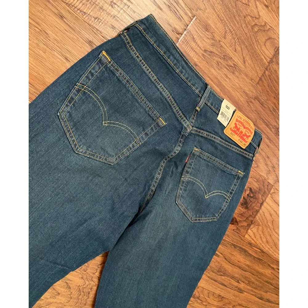 Levis 541 Athletic Taper Mens Jeans 33x30 Blue Stretch Denim New NWT